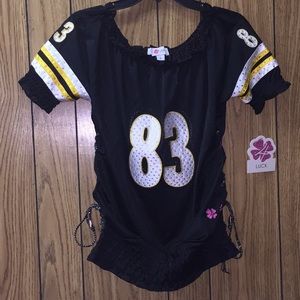 Luck breathable Pittsburgh 83 jersey blouse